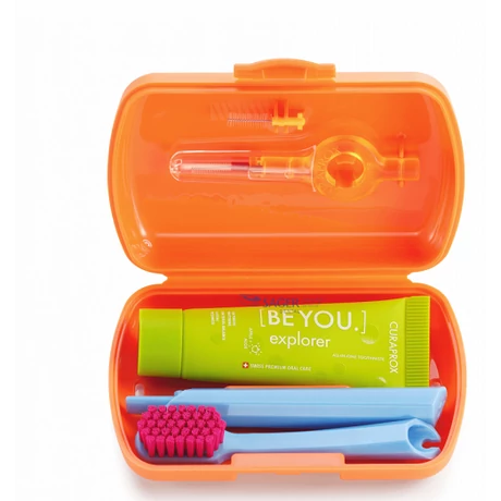 Curaprox Utazó szett narancs